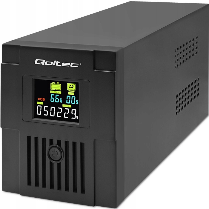 Núdzový zdroj napájania Qoltec UPS 2000VA 1200W LCD USB